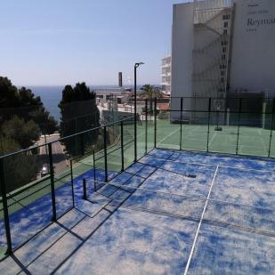 Paddle-Tennisplatz und Basketballplatz in Tossa de Mar - Gran Hotel Reymar