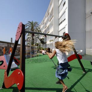 Playground for children at Gran Hotel Reymar in Tossa de Mar